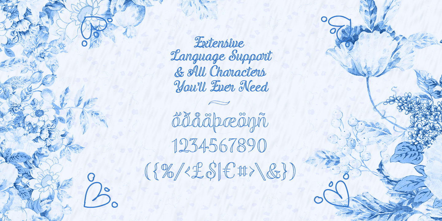 Przykład czcionki Validity Script Italic